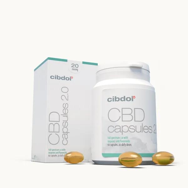 Cápsulas CBD 20 %